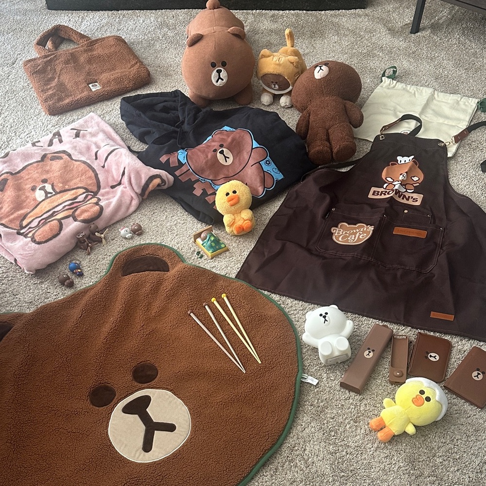 LINE FRIENDS Set- Unique Fan Collection - Picture 2 of 14